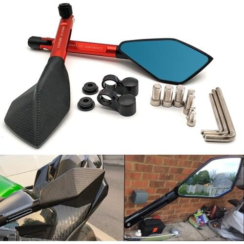 1 Pair Motorcycle Rearview Mirrors Universial retrovisor moto accessories For Suzuki GSF600 gsf 600 650S Bandit sv 1000 650