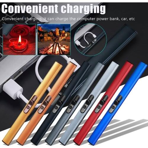 Usb Charging Cooker Stove Igniter Kitchen Igniter Gun Lighter Outdoor Barbecue Camping Lighter Rechargeable Elbow #W5