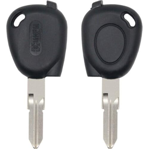 DAKATU Blank Transponder Key Shell for Renault Megane Scenic Car Key Blanks for Peugeot 206 207