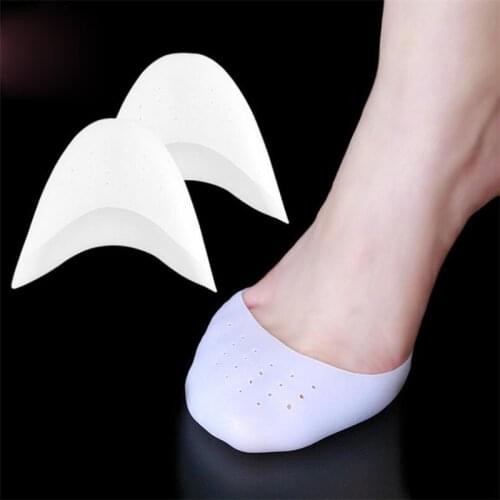 1Pair Finger Protector Silicone Gel Pointe Toe Cap Cover For Toes Soft Pads Protectors for Pointe Ballet Shoes Feet Care Tools