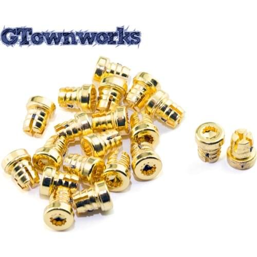 100pcsx10mm Wheel Rivets Nuts Rims Studs Lip Rim Lip Decoration Wheel Tire Air Valve Stem Cover Replacement Car Accessioer