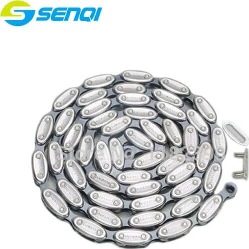 2015 Bicycle Single Speed Olives Type Chain + Magic Buckle, 98L links for Fixed Gear/ BMX Bike, Bicycle Parts Free shipping