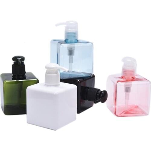 250ml Portable Pump Soap Dispenser Shower Gel Shampoo Liquid Hand Soap Bottle Refillable Reusable Coffee White Color