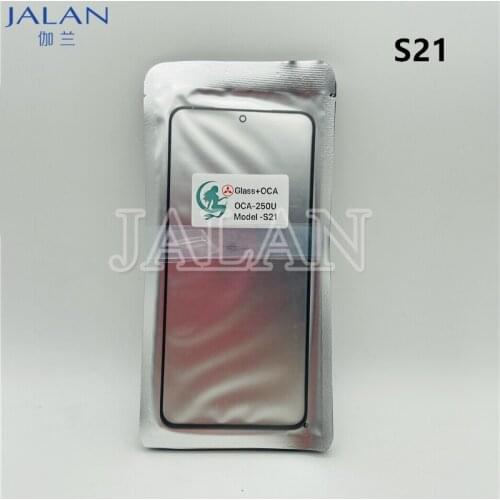 5PCS Glass With OCA For Samsung S21 Note20 A02s M02s A11 M11 A21 A31 M51 M21 M31 M31S A42 5G A32 A125 M12 A32 A52 5G LCD Repair