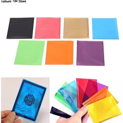 50PCS/lot Color Matte Cards Sleeves,Cards Protector For Trading Cards Shield Magic Card Cover Pkmn/YU-GI-OH Sleeve 6.5Cm X 9Cm