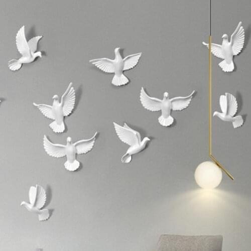 American style three-dimensional bird crafts, home office restaurant wall decorations, Christmas decorations, beautiful gifts