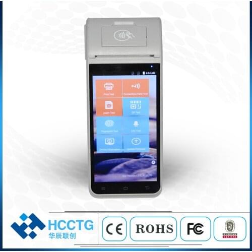 Android 9.0 mobile payment RAM2GB+ROM16GB handheld RFID terminal pos with printer 4G WIFI bluetooth GPS POS MachineZ91