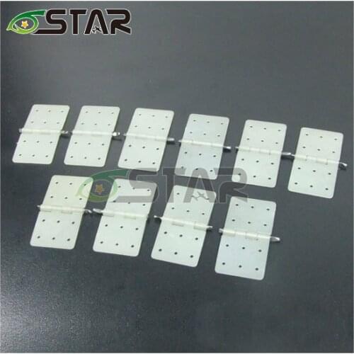 Free shipping 20pcs higt quality flat hinges sheet hinge rc aircraft hinges for rc airplane gasoline nitro glow airplane hinge