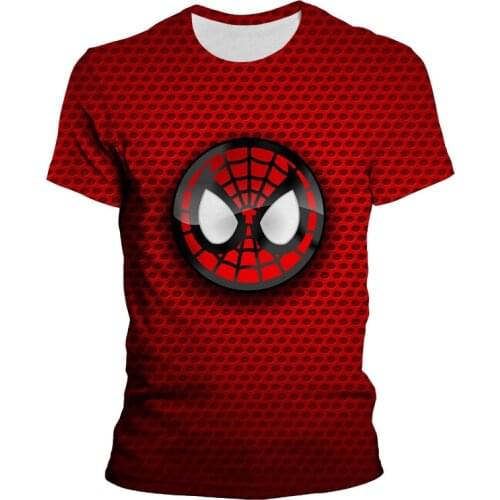 New Spider man 3D Printed T Shirts Casual Boy Girl Kids Fashion Streetwear Men Women Children Short Short Sleeve Cool Tops Tee
