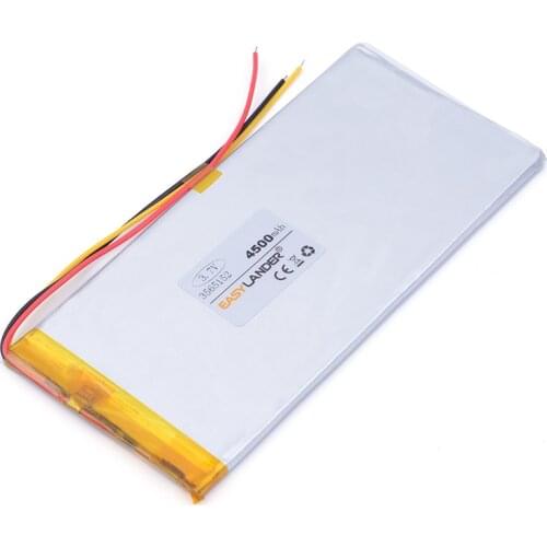 Ion li - battery 3- wire 3.7V 4500mAh 3565152 Polymer lithium ion / Li-ion battery for tablet pc POWER BANK pipo cell phone