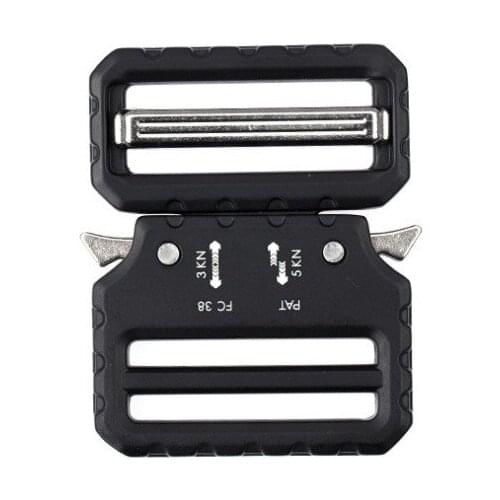 IWOWN 39mmAlloy Quick Side Release Buckle Mens Outdoor Tactical Belt Buckles Head DIY Clothes Webbing Strap Outdoors Accessory