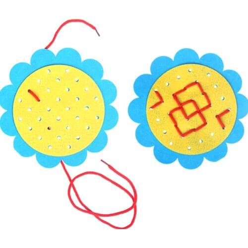Creative Weave Cloth Montessori Materials Baby Early Learning Education Toys New