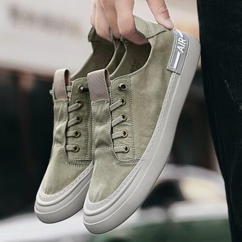 2020 New Casual Shoes Mens Breathable Four Seasons Fashion Board Shoes Mens Sports Shoes Ice Silk Cloth Mens Shoes