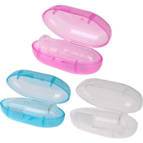 Soft Pet Finger Toothbrush with Box Silicone Teddy Dog Brush Addition Bad Breath Tartar Teeth Care Dog Cat Cleaning Supplies