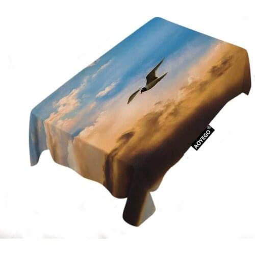 Sky Clouds Animal Nature Free Single Sunlight Tablecloths Decoration