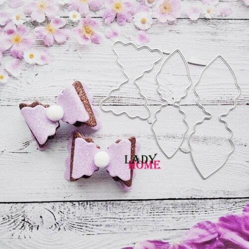 New Dies 2020 Bow Tie Bowknot Metal Cutting Dies New Die Cut Embossing Folder Stecncil Scrapbooking DIY Crafts 2020