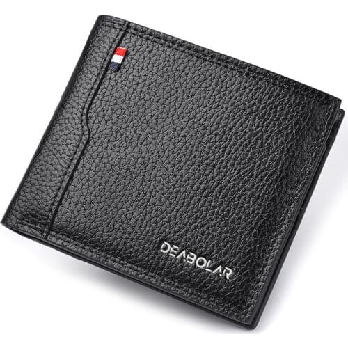 New mens business and leisure multi-functional high-capacity short-style wallet