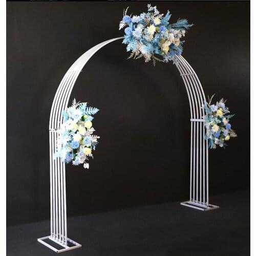 New wedding iron props outdoor wedding scene stage background layout screen arch flower door window decoration