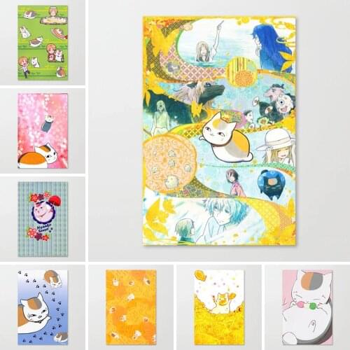 Print Canvas Wall Art Modular Poster HD Natsume Yuujinchou Picture Home Decoration Japan Anime Living Room Painting No Framework