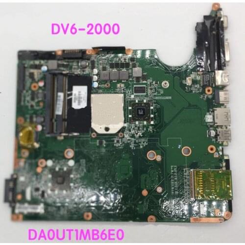 Suitable For HP DV6-2000 Laptop Motherboard 571186-001 571186-501 571186-601 DA0UT1MB6E0 Mainboard 100% tested fully work