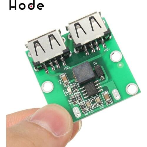 9V 12V 24V to 5V DC-DC Step Down Charger Power Module Dual USB Output Buck Voltage Board 3A 6-26V Car Charge Charging Regulator