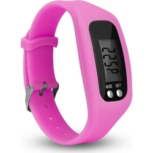 Hot style LED smart fashion sports pedometer bracelet watch multi-functional childrens environmental protection silicone watch