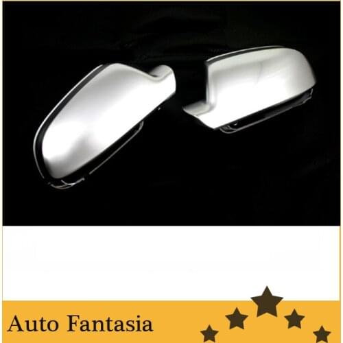 R line style silver matt chrome side mirror cap replacement for Volkswagen golf mk7-Free Shipping