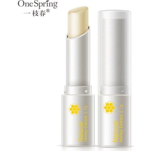 Fresh plant lip care lip balm hydrating moisturizing fade lip balm One spring honey lip balm T0943