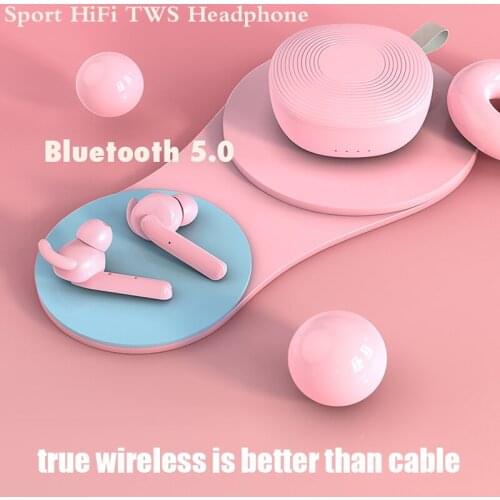 V1 TWS Bluetooth Earphone True Wireless Headphones Waterproof Running Stereo Earbuds with Microphone for IOS Android Phone