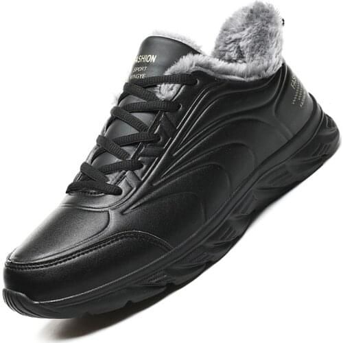 WIENJEE Mens Winter Boots