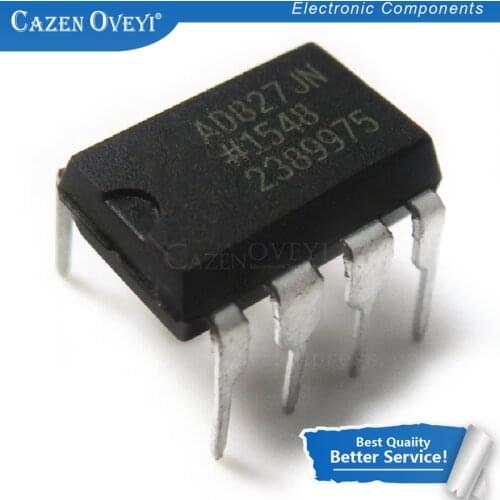 2pcs/lot AD827 AD827JN AD827JNZ DIP-8 Audio Fever Dual Op Amp Amplifier In Stock