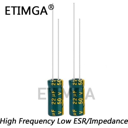 20PCS/LOT 50V 22UF Aluminum Electrolytic Capacitor Size 5*11 22UF 20