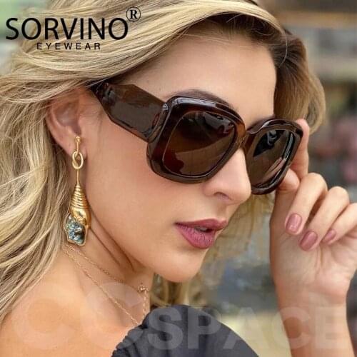 2021Large Frame Square Sunglasses Women Men Luxury Brand Designer Oversized Eyewear Vintage Gradient Lens UV400 Wide Glasses