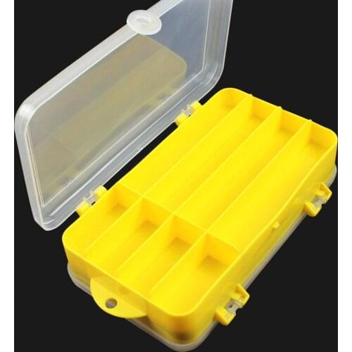 2021 Portable Fishing Tackle Box Double-Sided Bait Lure Box Waterproof Sub-Box Fishing Hook Supplies Tool Storage Box