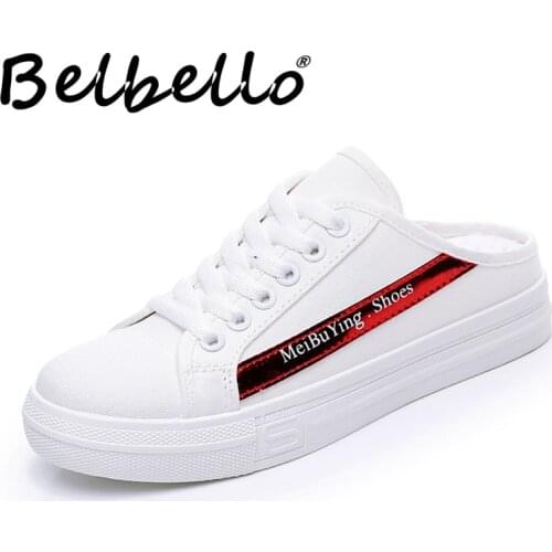 Belbello 2019 New Breathable Simple shoes No heel shoes Women favorite casual streets shoes Lightweight shoes