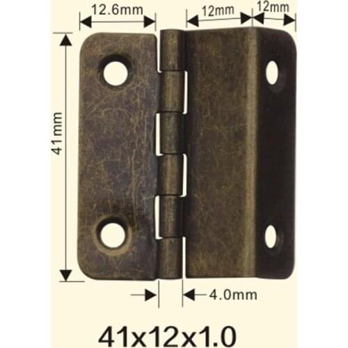 Freeshipping 41*12*1mm Iron Metal Hinge Sewing Machine Folding Table Furniture Flip Tray Hinges Big Door Hinges