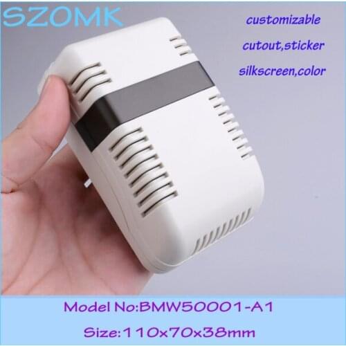 Free shipping wall mount plastic enclosure electrical abs junction box diy project plastic box 110*70*38mm