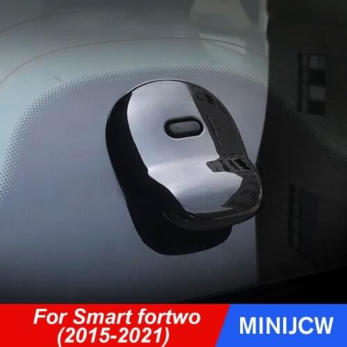 Car Trunk Door Handle Decoration Rear Door Knob Case Cover Moulding Sticker Trim Modified Protector For New Smart fortwo 453