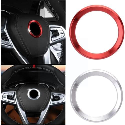 New Car Styling Wheel Decoration Ring Steering Wheel 5 6 Trim Sticker Series For BMW X5 3 Circle X6 2 1 X3 X1 4 Accessories K7A5