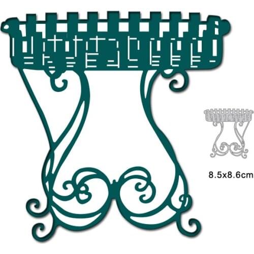 Baby Cradle Carbon Steel Embossed DIY Crib Cutter Die Scrapbooking Paper Craft Handmade Card Punch Art Cutter Decorative Stencil