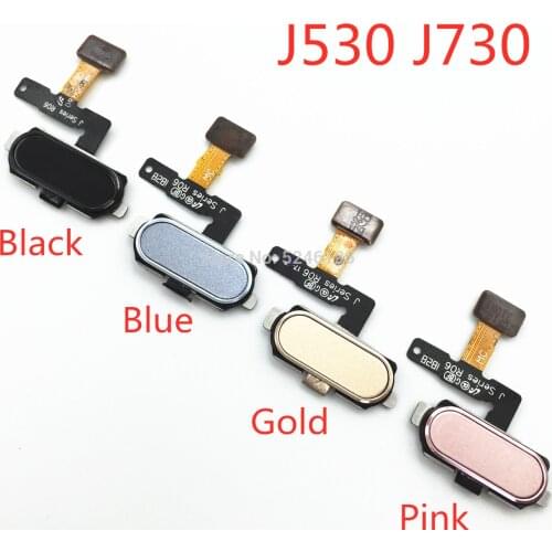 1pcs Home Return Key Menu Button Fingerprint Sensor Flex Cable For Samsung Galaxy J5 J7 pro 2017 J530 J730 Original parts