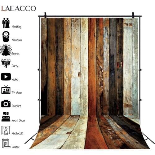 Laeacco Old Wooden Board Floor Photography Backdrop Plank Pet Grunge Baby Portrait Photozone Photography Background Photo Studio