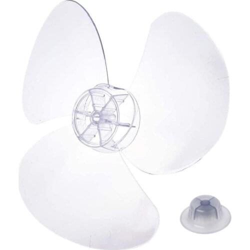 High Performance Big Wind Fan Blade Easy to Install and Use White One Size Round-shaped Shaft Hole Diameter 0.8cm/0.31