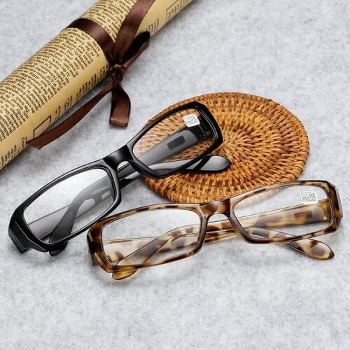 Ultralight Women Men Reading Glasses Retro Clear Lens Presbyopic Glasses Female Male Reader Eyewear Black Frame +1.5 2.0 3.0 4.0