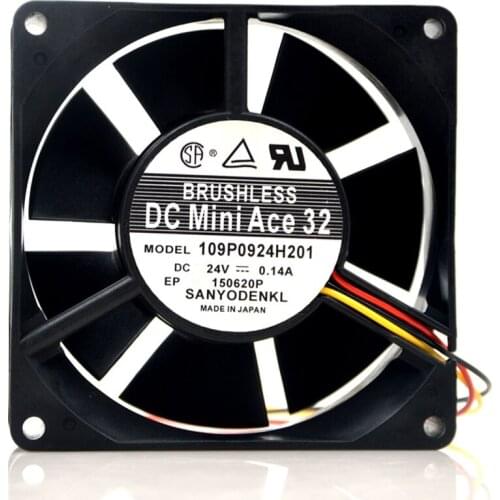 Original 109P0924H201 9232 24V 0.14A 9CM double ball inverter chassis cooling fan