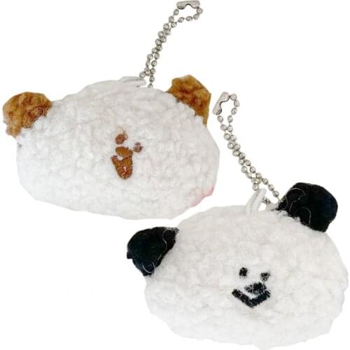 Plush Pendant Funny Bear Doll Pendant Multifunctional Colorful Ear Cute Bear Plush Pendant for Child