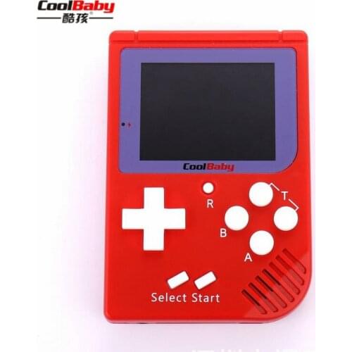 30pcs/lot RS-6 Portable Retro Mini Handheld Game Console 8 bit 2.0 inch LCD Color Colour Children Game Player Built-in 129 Games
