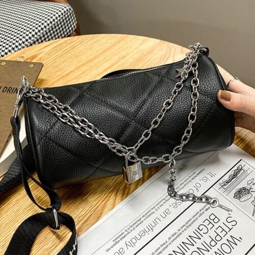 Luxury Cowhide Women Handbags Women Bag Genuine Leather Female Shoulder Bag Designer Small Crossbody Bags Chains Ladies Tote bag