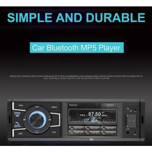 SWM-S1 3.2 Inch Car MP5 Player Bluetooth 4.0 Audio HD Video Bluetooth Hands-free 1 Din FM AUX RCA Multi-media Player