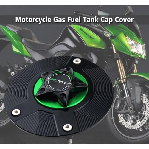 Z750 Gas Fuel Tank Cap for KAWASAKI Z 750 2007-2012 Motorcycle CNC Quick Release Cover